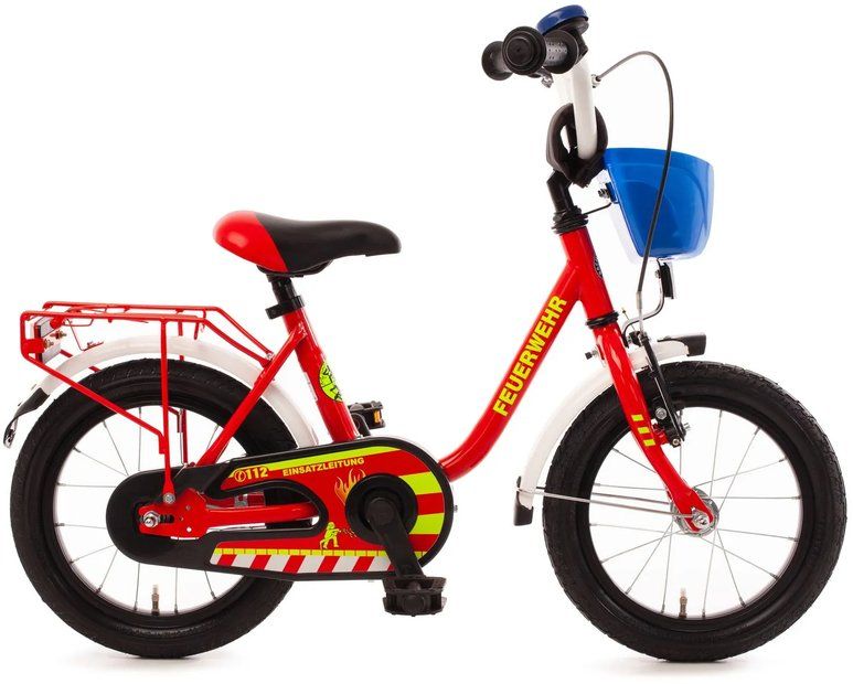Kinderfahrrad 14 Zoll Bachtenkirch Feuerwehr 14" 2024 | 14 Zoll | Tiefeinsteiger (Bild 1)